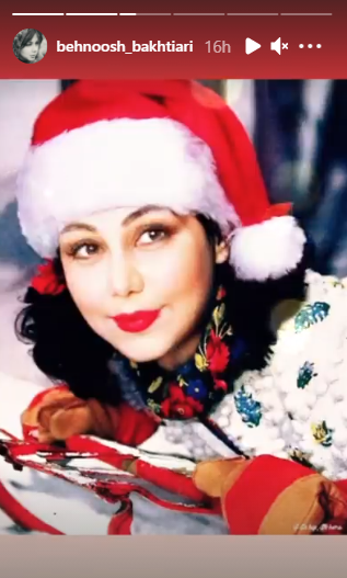 بهنوش بختیاری این بار در لباس کریسمس + عکس بهنوش بختیاری این بار در لباس کریسمس + عکس