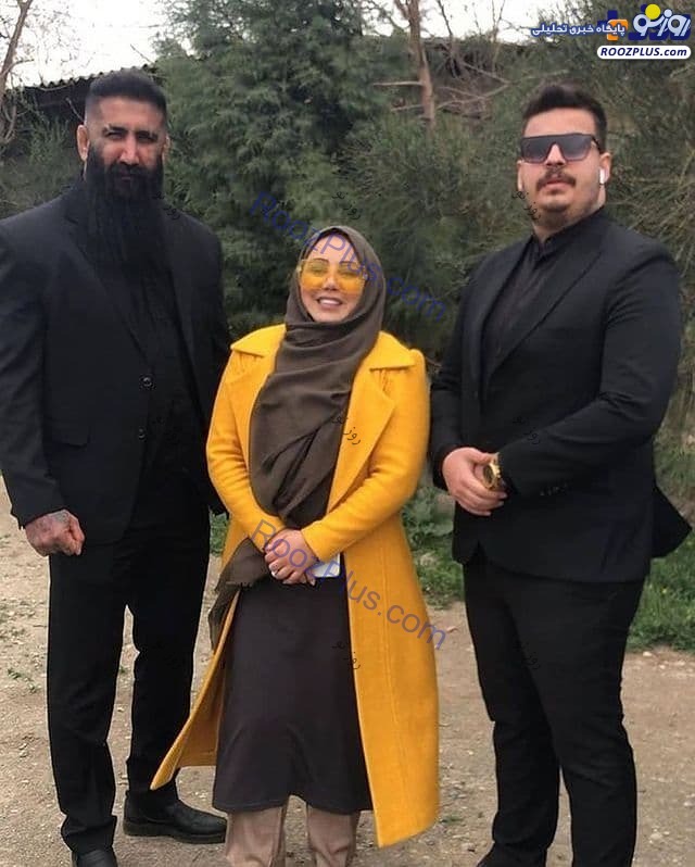 بهنوش بختیاری و بادیگاردهایی عجیب!+عکس