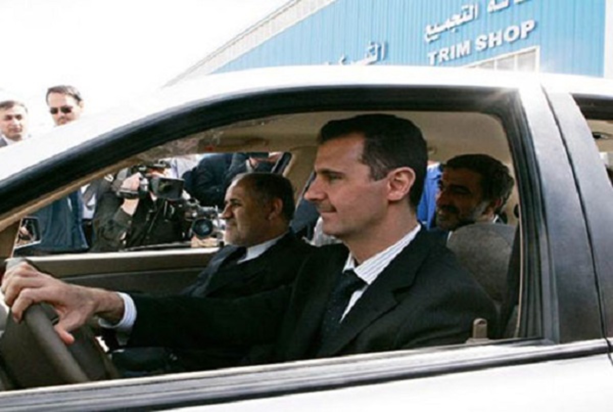 توقف خودروی ایرانی پشت مرز سوریه