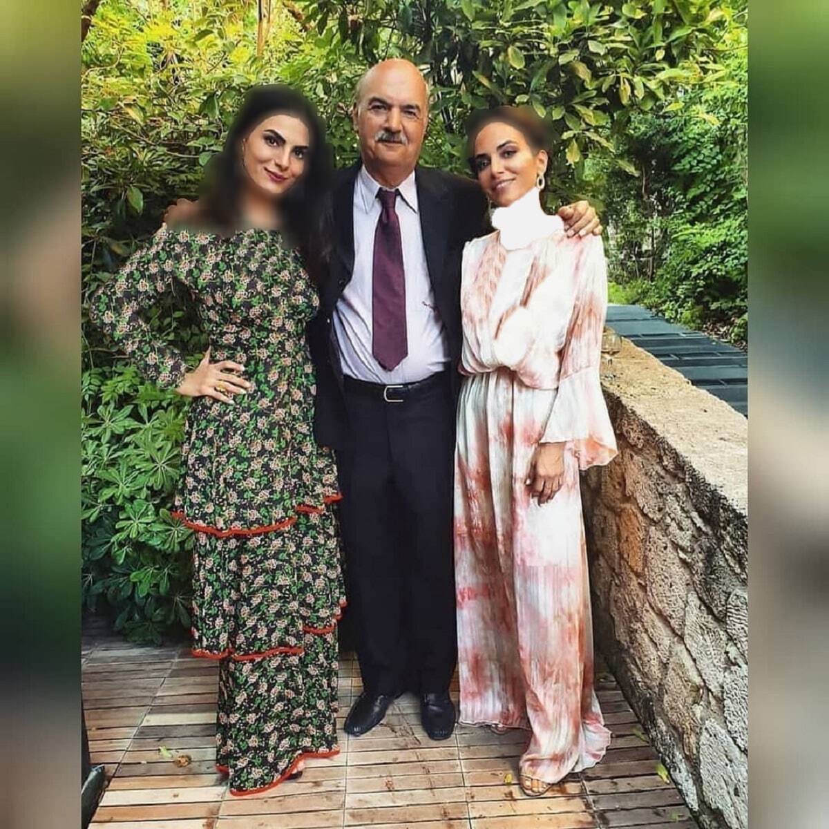 جنجال استایل جدید همسر زیبا و دختران جذاب ایرج طهماسب /عکس