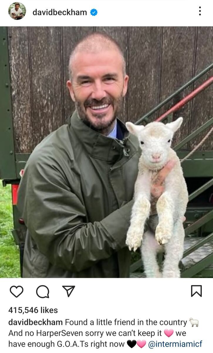 عکس | تصویری عجیب از دیوید بکام سوژه شد