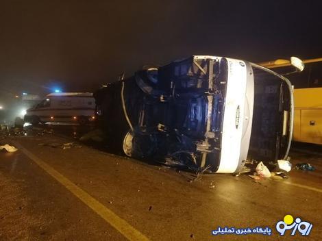 ۱۰ کشته در واژگونی مرگبار اتوبوس بوشهر به مشهد /41 نفر مصدوم شدند ۱۰ کشته در واژگونی مرگبار اتوبوس بوشهر به مشهد /41 نفر مصدوم شدند