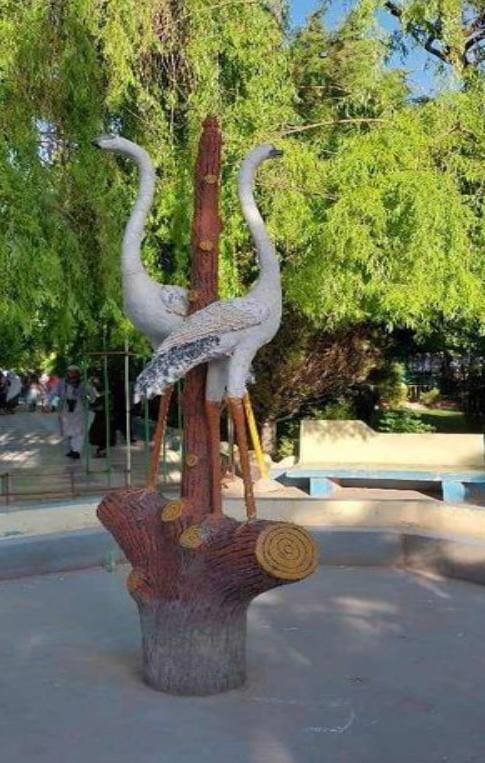 طالبان مجسمههای حیوانات و پرندگان را سر بریدند!