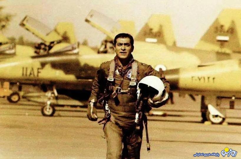 «محمدعلی فردین» در لباس خلبانی