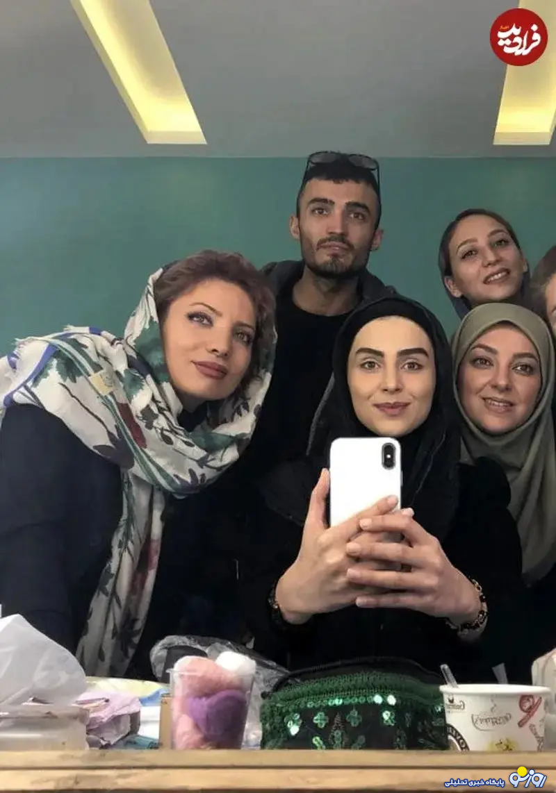 عکس «سهیلا و آفرین» در اتاق گریم سریال آنام عکس «سهیلا و آفرین» در اتاق گریم سریال آنام