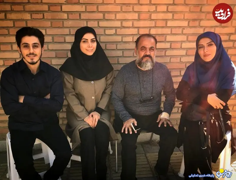 عکس لیلا اوتادی در پشت‌صحنه گاندو