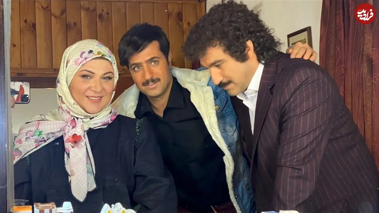 عکس| «نقی، ارسطو و هما» در اتاق گریم سریال پایتخت ۶