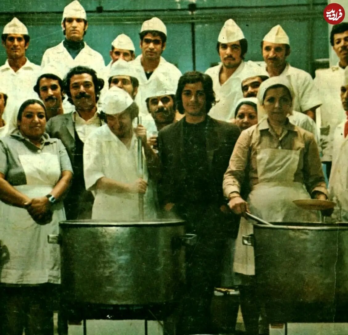 عکس/ فروزان، سعید کنگرانی و علی نصیریان در پشت صحنه فیلم «دایره مینا»؛ سال ۵۳